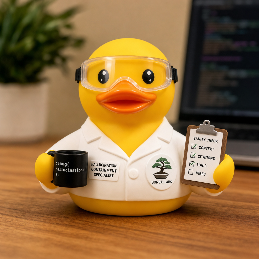 Hallucination Containment Duck product photo