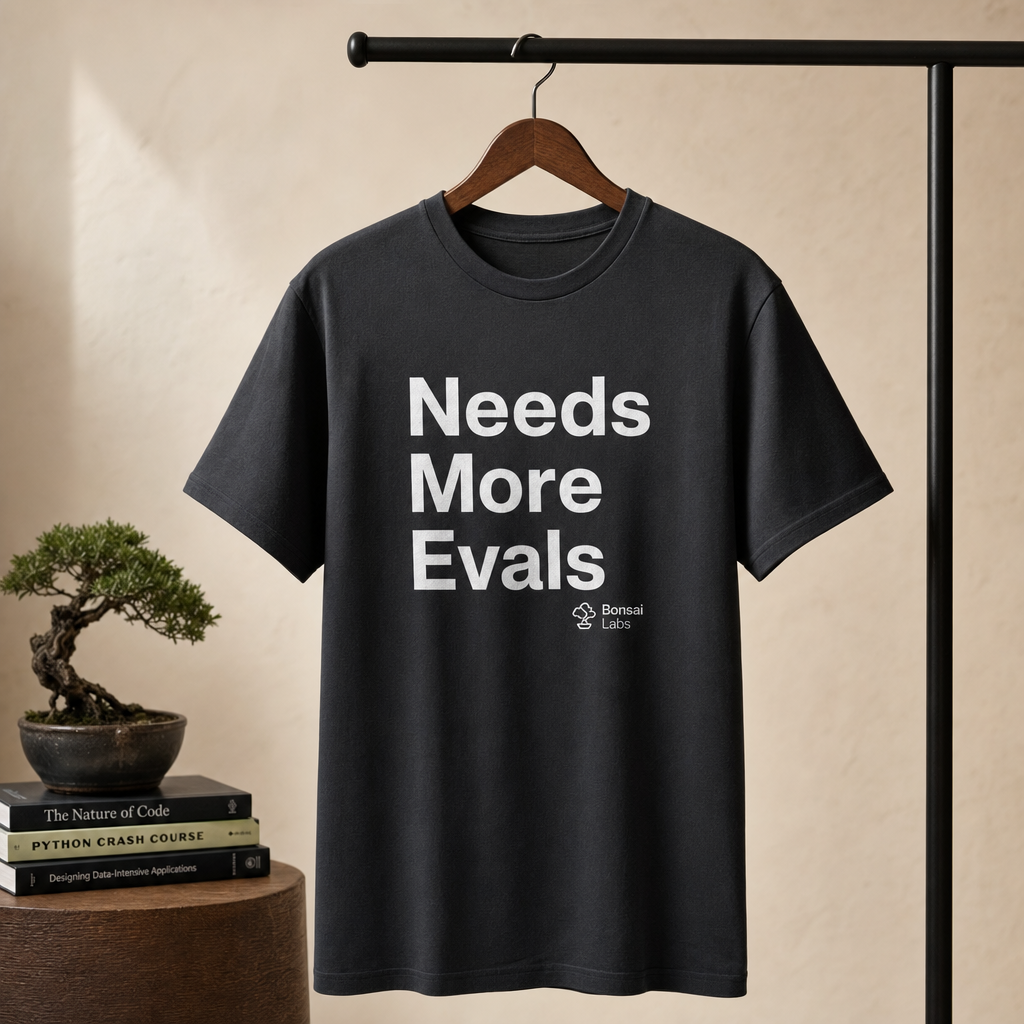 Needs More Evals Tee product photo